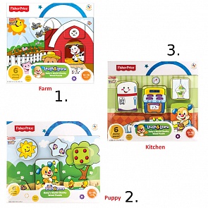 Пазл деревянный. Приключения щенка (Fisher Price, FP 30543veg)